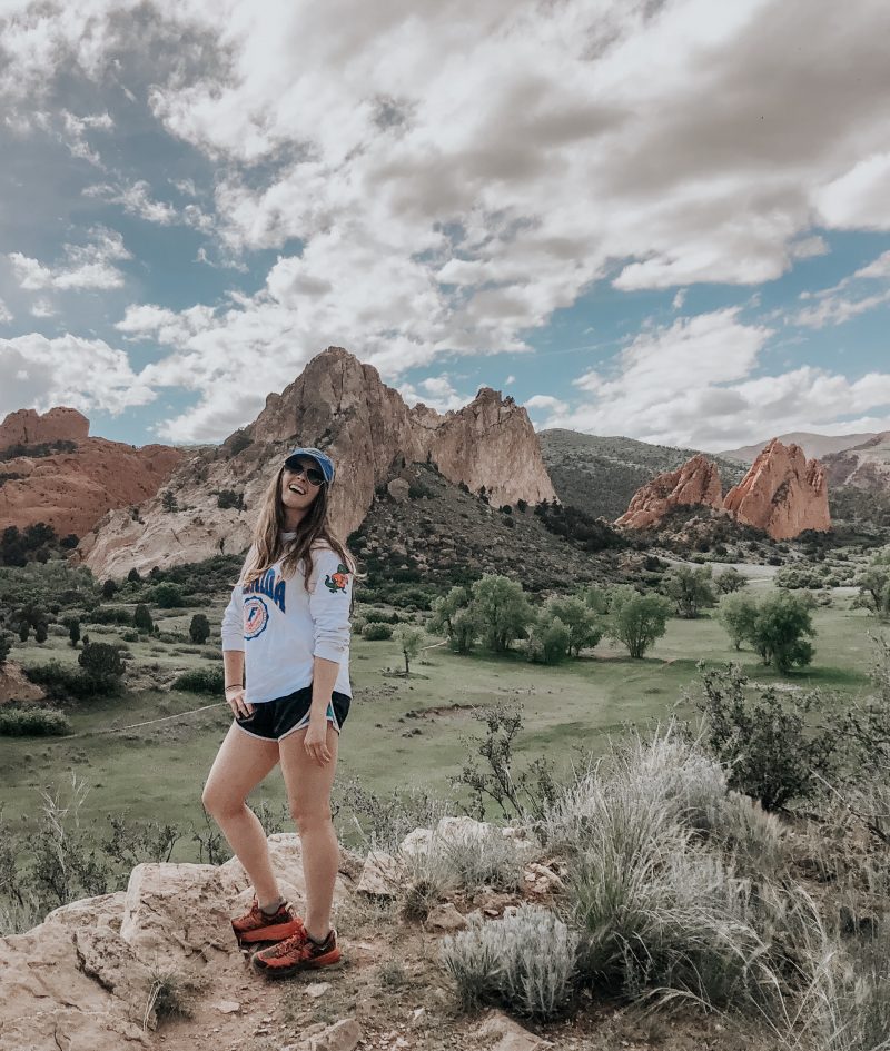 Katy in Colorado at Garden of the Gods